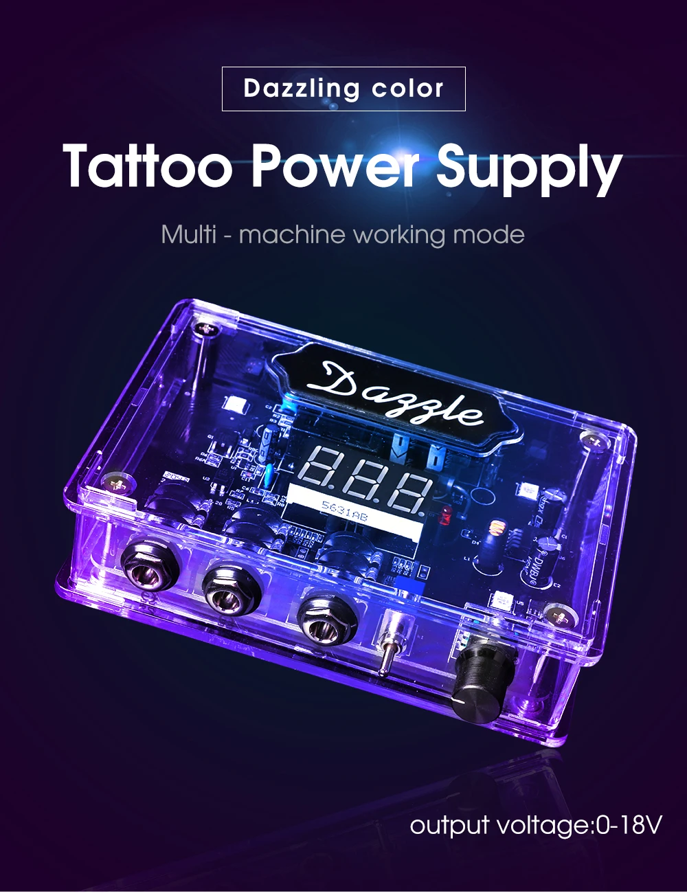 dupla digital permanente tatuagem energia para maquiagem máquina forro shader