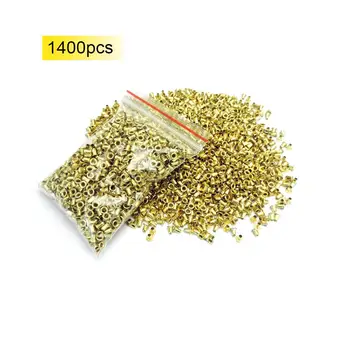 

1400PCS Bee Hive Copper Eye Bees Nest Box Foundation Plating Copper Eye Beehive Threading Hole Beekeeper Tools Equipment