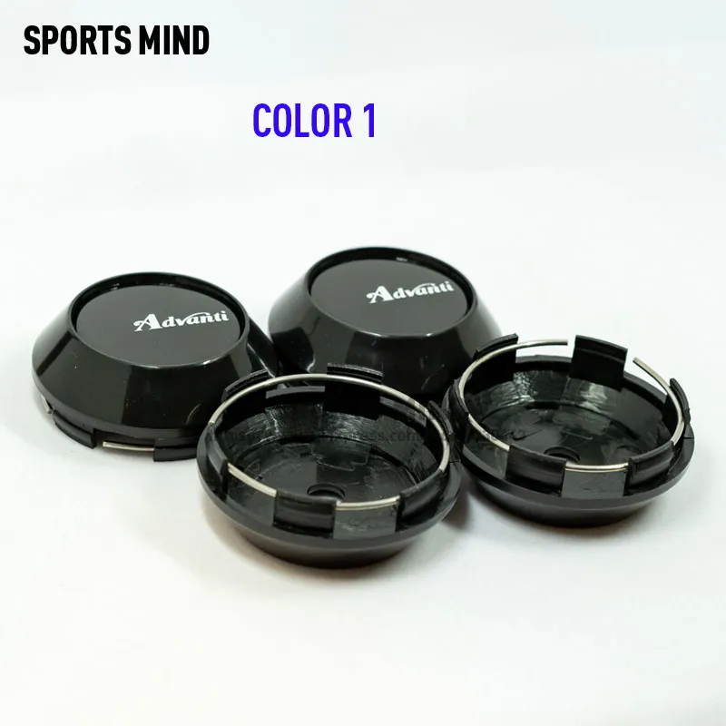 4X68 мм 8 цветов автомобильные Колпаки Ступицы Колеса для ADVAN Racing Advanti RACING WHEEL эмблема логотип для автомобильного стайлинга аксессуары - Цвет: COLOR 1