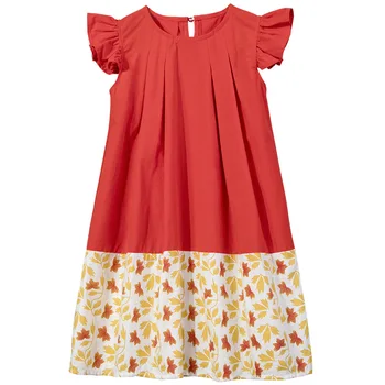 

2020 Summer Patchwork Girls Dress New Children Sleeveless Dress Baby Girls Loose Casual Dress Cute Kids Princess Dresses, #8649