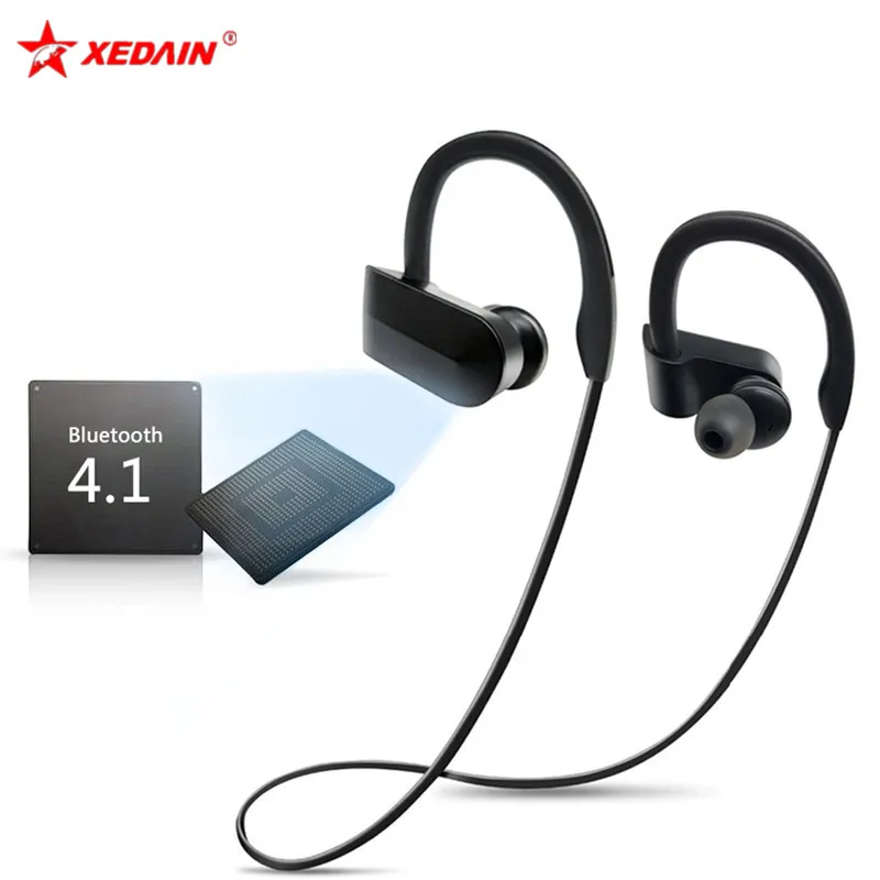 

XEDAIN Waterproof Wireless Headphone Stereo Bluetooth headphones In Ear Bluetooth Earphone MP3 Player with Micphone for iPhoneX