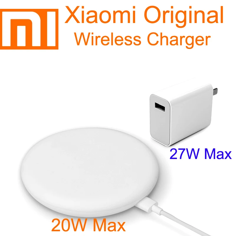 27 Вт штекер Оригинальное Беспроводное зарядное устройство Xiaomi 20 Вт Макс 15 В для Xiaomi Mi9 зарядное устройство S10 Plus Qi EPP10W для iPhone XS Max XR - Цвет: 20W 27W Bundle