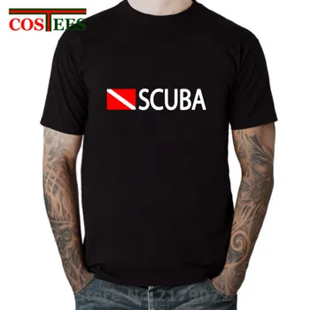 

2019 new arrival summer Scuba Diving logo T shirt men sign of scuba dive t-shirt scuba diver emblem tshirt Funny diving clothing