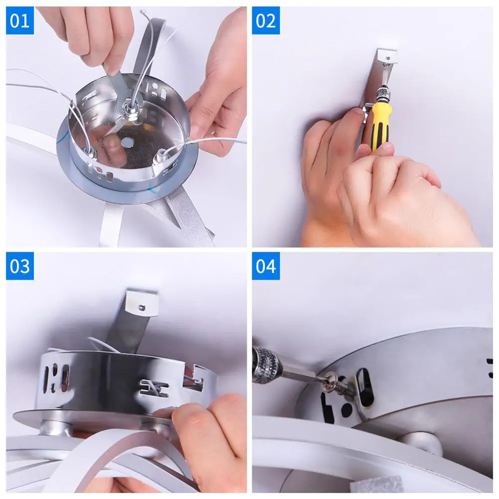 Светодиодный потолочный Люстра ночник Раздвоенная форма 85 265 в раздвоенная