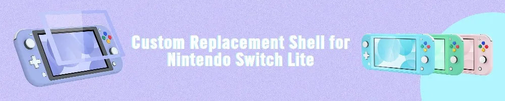 diy para substituição de tela com protetor de tela para ns switch lite
