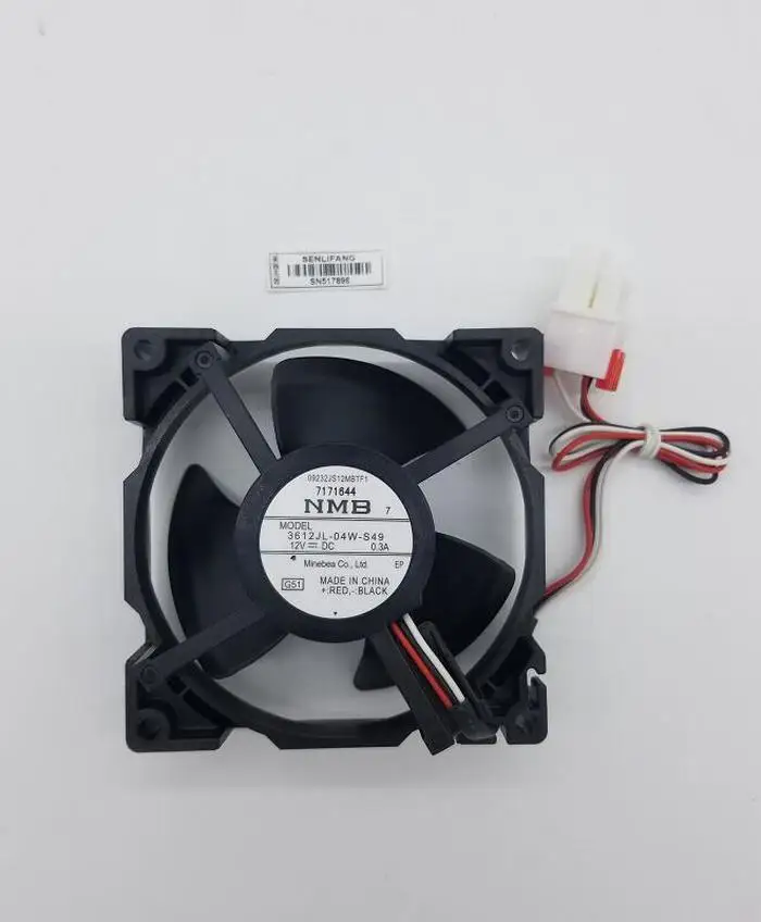 Бесплатная доставка оригинальный NMB-MAT 3612JL-04W-S49 12 V 0.3A для охлаждающего вентилятора холодильника