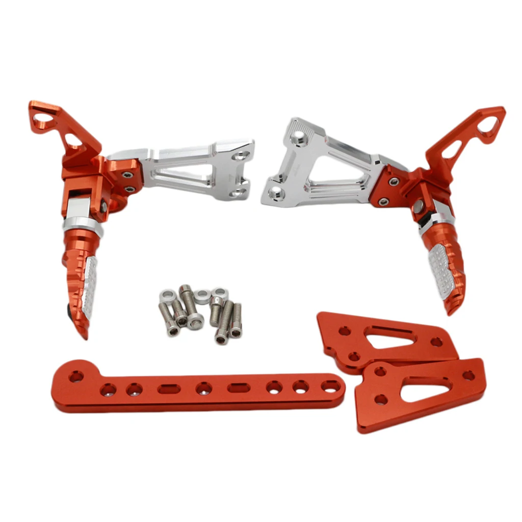 Мотоцикл с ЧПУ Алюминиевый сплав Rearset подножка колышки педали для Yamaha RC150 LC150