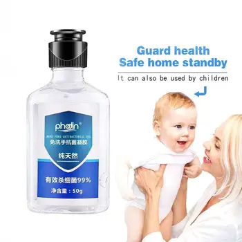 

DishyKooker 50g Portable Antibacterial Hand Sanitizer Disinfectant Gel Hand Cleaner