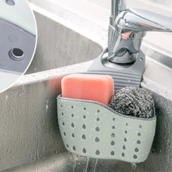 

Kitchen Sponge Drain Holder Suction Cup Sink Shelf Soap Sucker Storage Rack Basket Wash Cloth Or Toilet Soap Shelf Organizer
