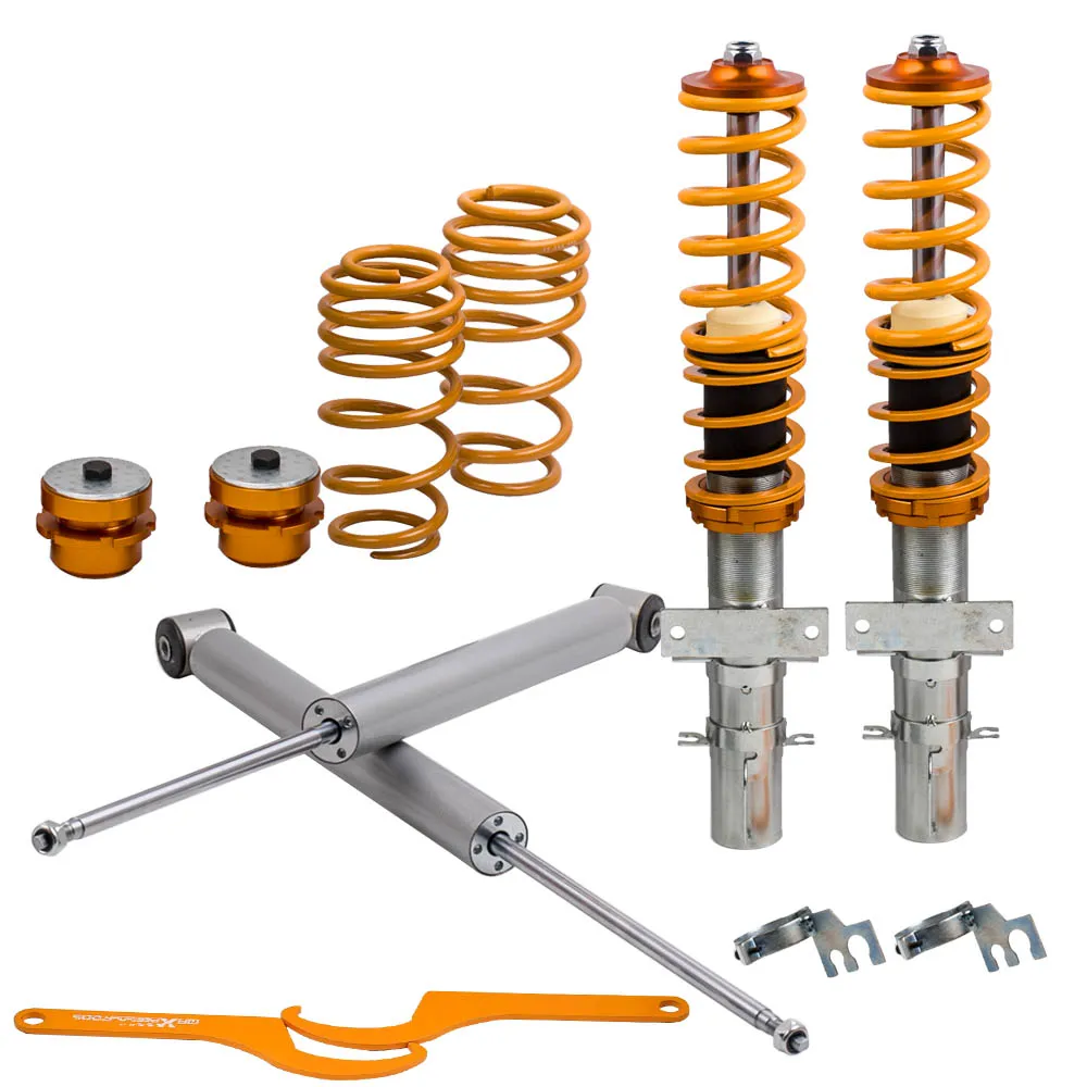 4x Coilover пружинная подвеска для VW Polo Mk5 6R 6C Seat Ibiza 6J амортизатор | Автомобили и