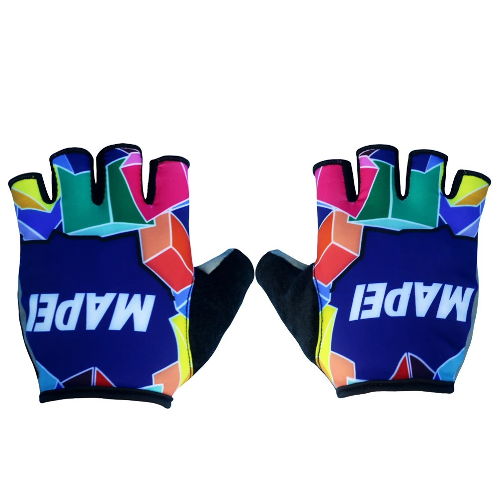 Retro MAPEI Cycling Gloves Guantes ciclismo Men u0026 Women Half 