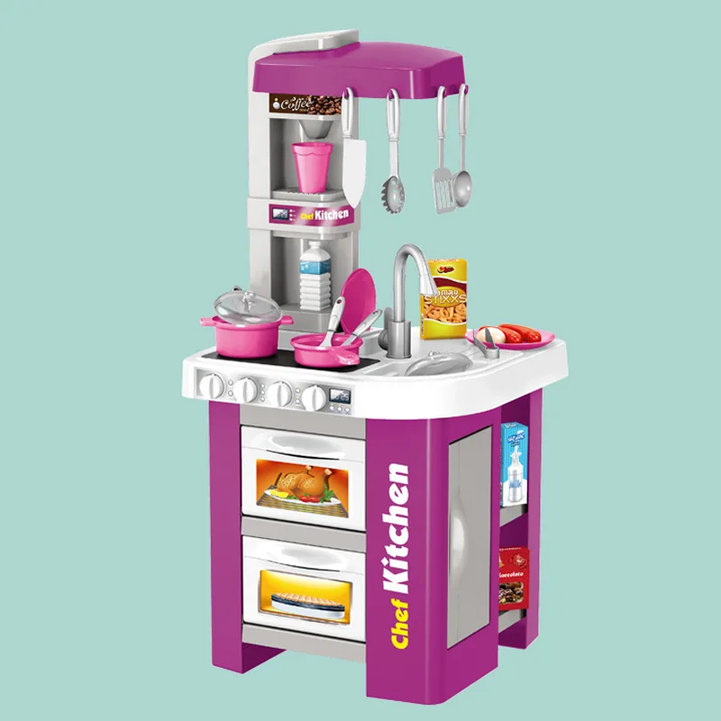  Multi-functional Children Plastic Kitchenware Light Voice with Water Extractor Model Kitchen Childr - 4000267377201