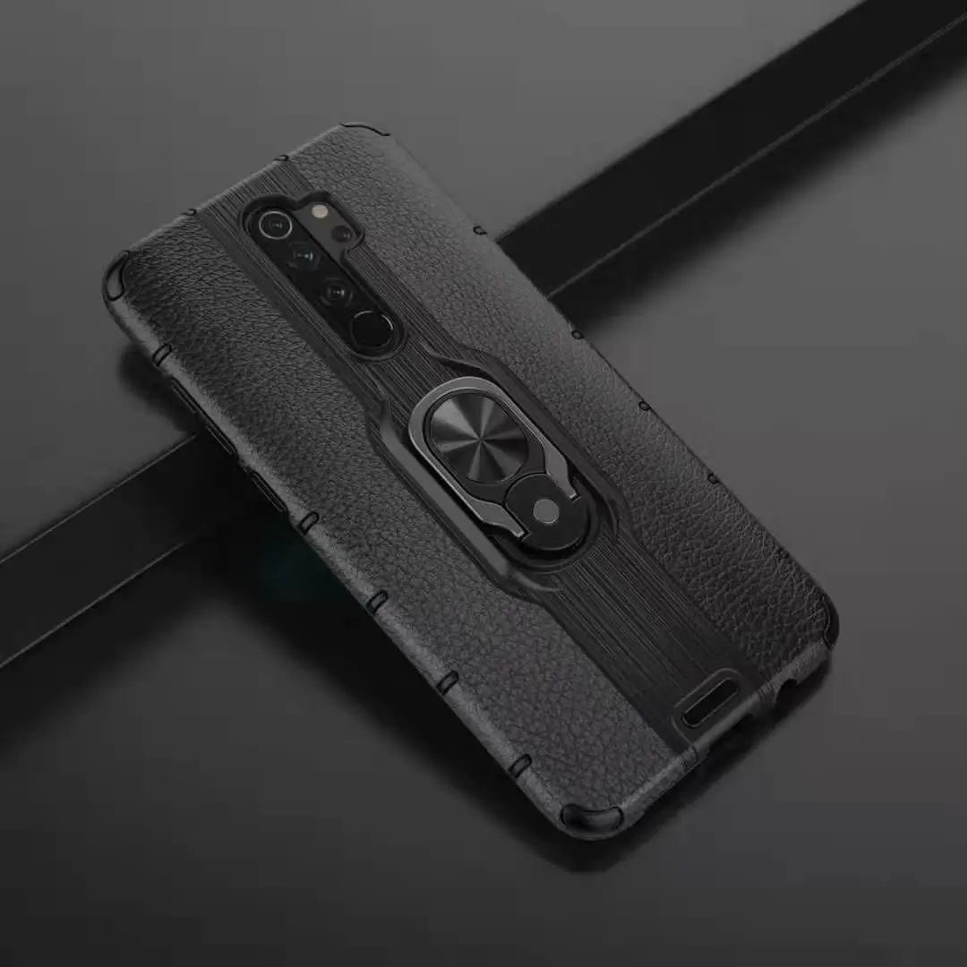 Чехол Xiaomi redmi note8 из кожи, многофункциональное кольцо, ударопрочный защитный чехол redmi note8 pro, задняя крышка из ТПУ