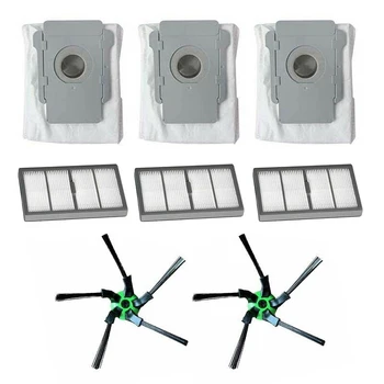 

2 Side Brush + 3 Filter Suitable + 3 Dust Bag for IROBOT ROOMBA S9 S9+ Sweeping Robot Vacuum Cleaner Accessories