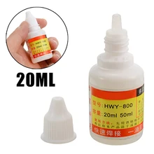 

1Pcs 20ml Stainless Steel Liquid Flux Soldering Flux Liquid Solders Water For Stainless Steel galvanized Sheet/Copper/Iron