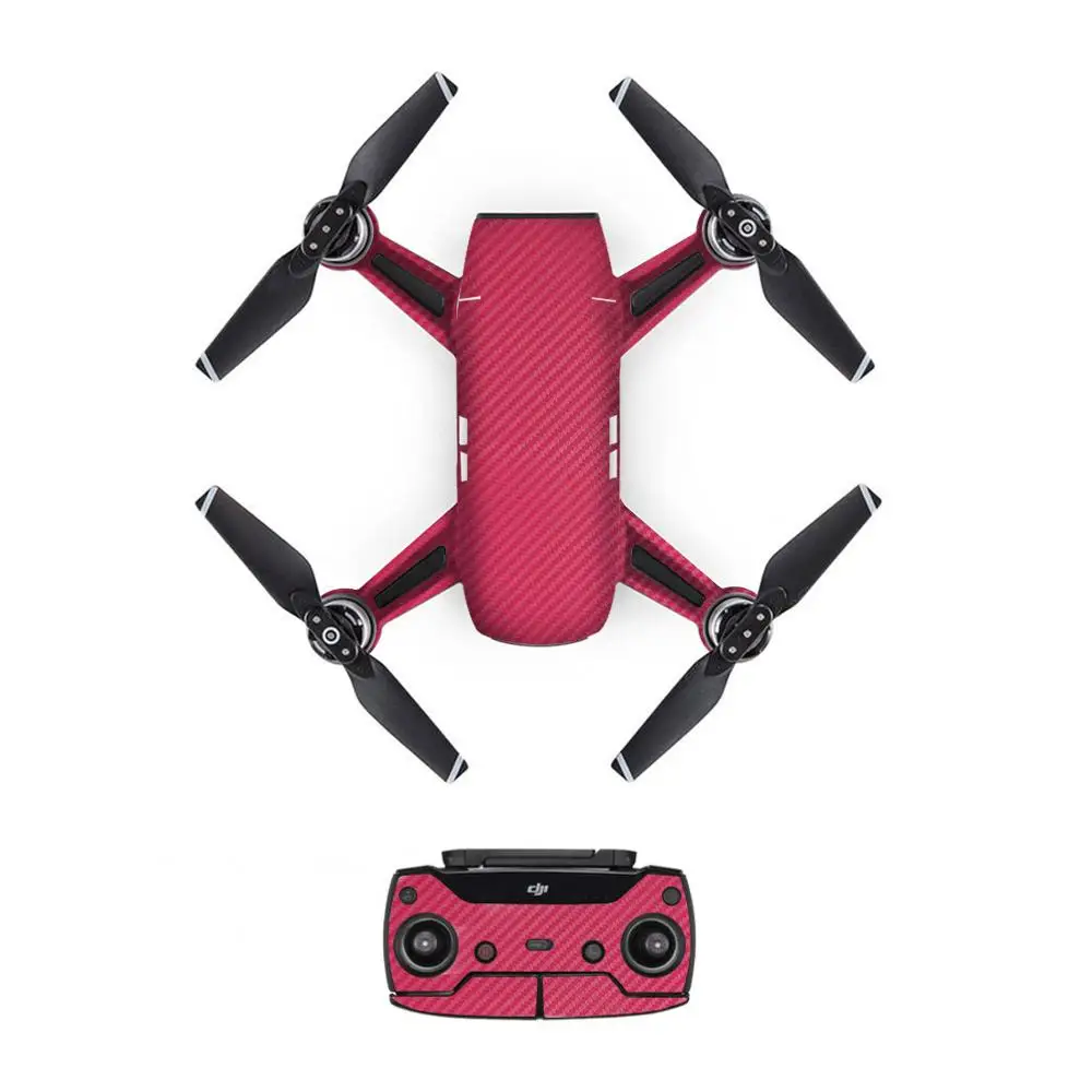 DJI Spark Drone стикер на тело водонепроницаемый ПВХ углеродное волокно для DJI Spark декоративные наклейки на кожу для DJI SPARK аксессуары