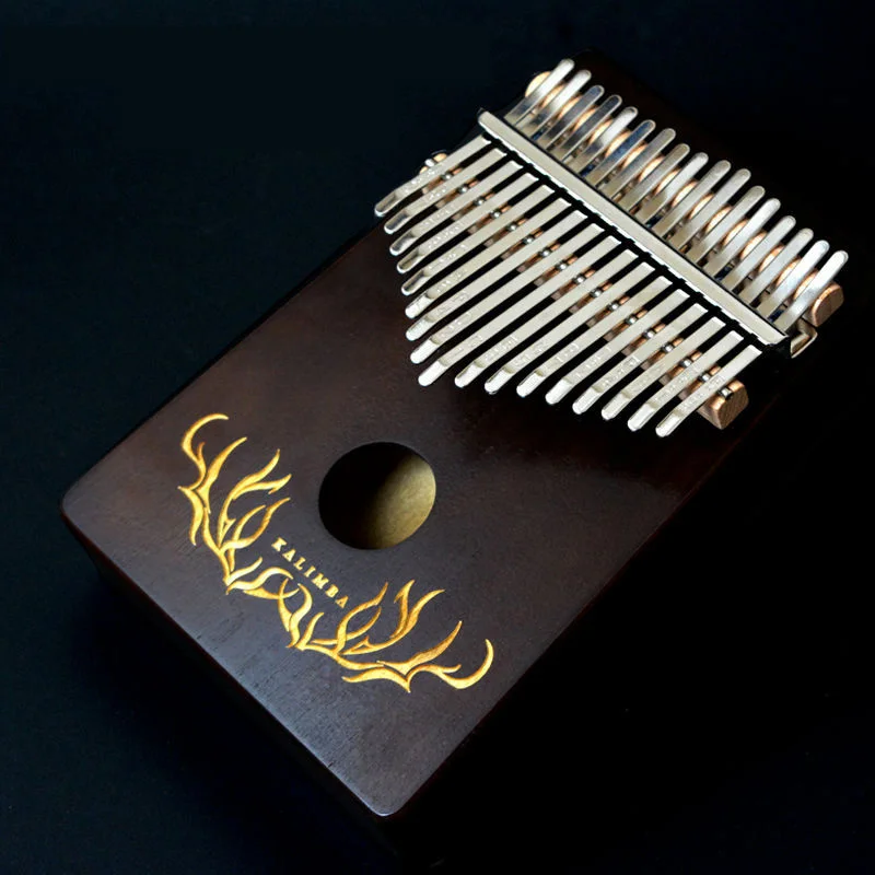 Пианино Kalimba с 17 клавишами высококачественное красное дерево портативная