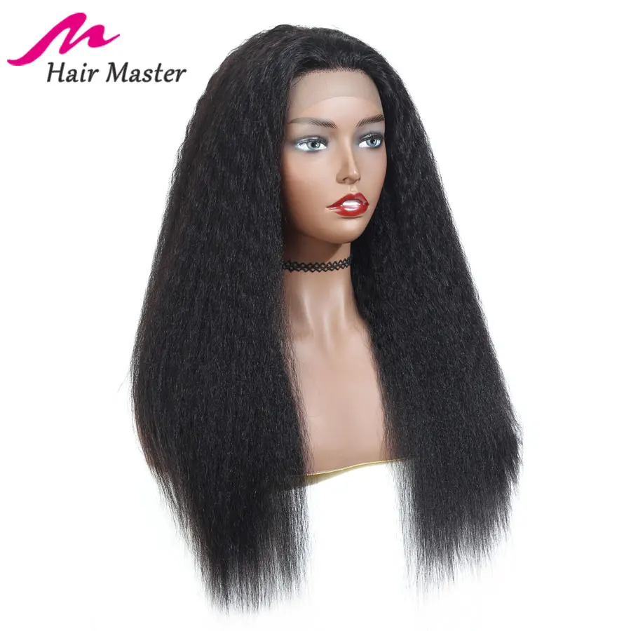 Парики из натуральных волос на кружеве без клея, предварительно выщипанные волосы Remy 13x4, парики из натуральных волос для черных женщин, индийский кудрявый прямой парик