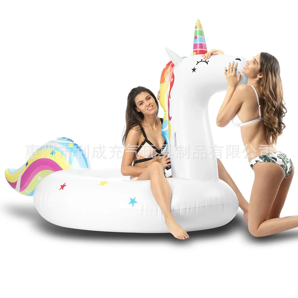 

Inflatable Floating Row Factory Currently Available Supply Environmentally Friendly PVC New Style Unicorn Floating Row Summer Po