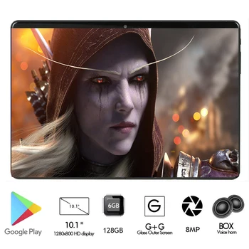 

2020 Android 9.0 Newest Google Play Store 10 inch Octa Core Tablet 10.1 6GB RAM 128GB ROM Dual Cameras tablet 10 Fast Shipping