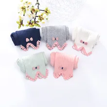 Леггинсы для девочек г. Новые Осенние стильные штаны с потертостями для маленьких девочек детских рейтузы