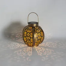 Садовое украшение на солнечных батареях на открытом воздухе водонепроницаемый металлический газон украшение с огоньками наружный двор дачный пейзаж газон блокираторы света