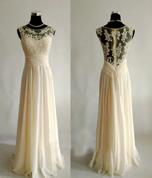 

2019 Long Evening Dress Cap Sleeve LaceSee Through Nude Appliques Prom Dress Vestidos De Festa Custom Made Floor Length Cheap