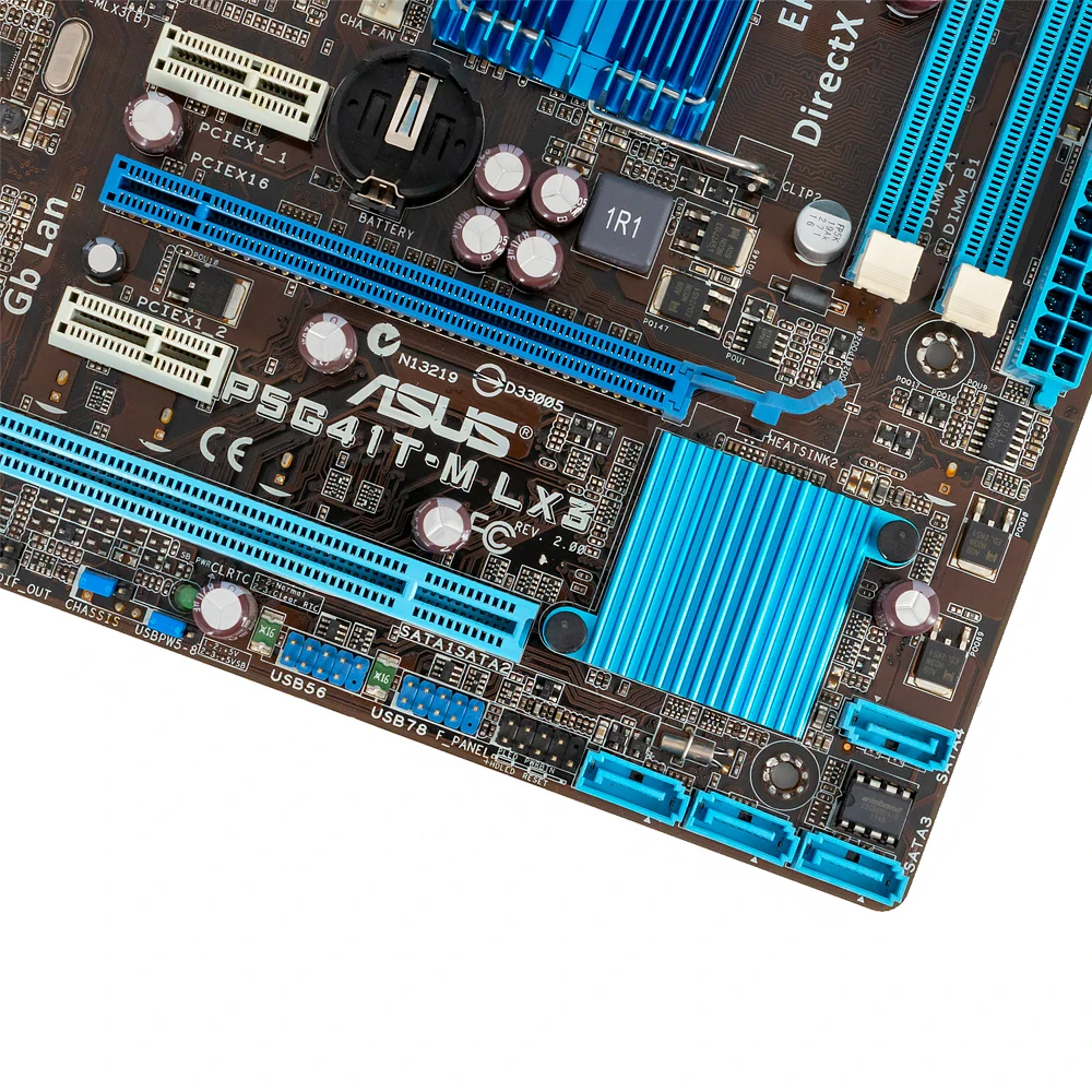 Asus P5G41T M LX3 настольная материнская плата G41 Socket LGA 775 для Core 2 Duo DDR3 8G SATA2 VGA uATX б/у