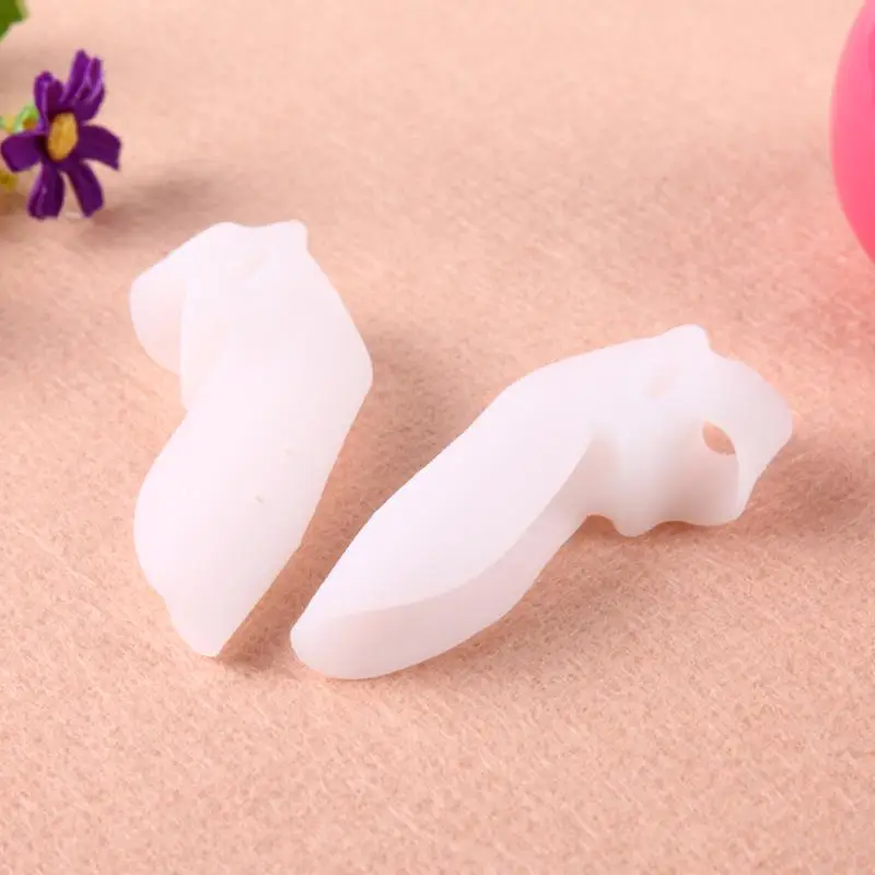 2Pcs Big Toe Separator Corrector Straightener Bunion Splint Toe Straightener Foot Pain Relief Hallux Valgus Orthopedic Supplies