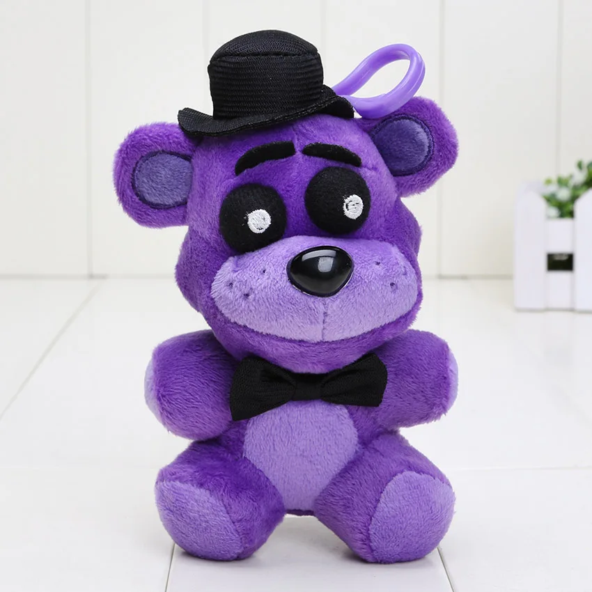

Pendant dolls Bear Mangle Foxy Chica Soft Stuffed Keychain Plush Toy Doll Kids Gifts