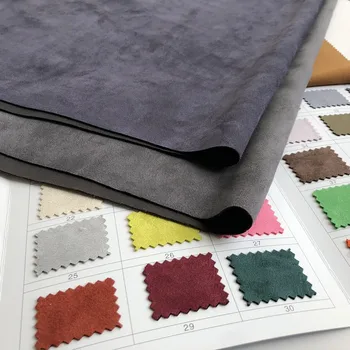 

150cm*100cm Dark grey thick suede air layer fabric Faux suede fleece chicken fleece stretch fabric fashion material