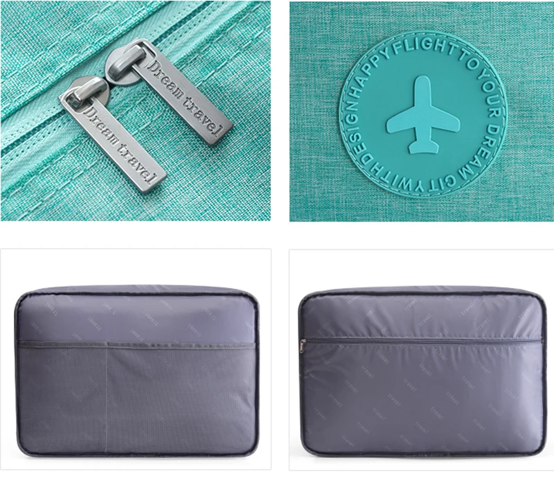 New Cationic Fabric Waterproof Travel Bag Large Capacity Double Layer Beach Bag Portable Duffle Bags Packing Cube Weekend Bags