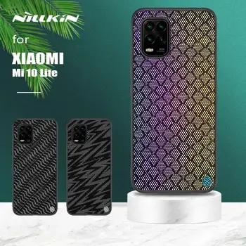 

for Xiaomi Mi 10 Lite Case Nillkin Twinkle Silicone Soft Slim Textured Phone Case for Xiaomi Mi 10 Pro Mi10 Lite Fabric Cover