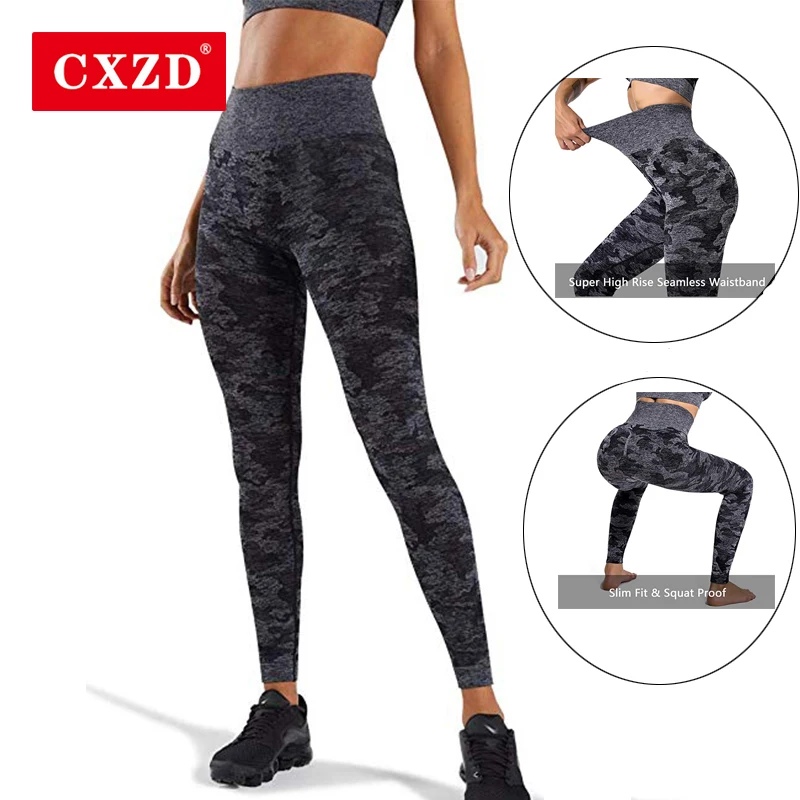 CXZD новые женские бесшовные леггинсы с высокой талией спортивные Леггинсы