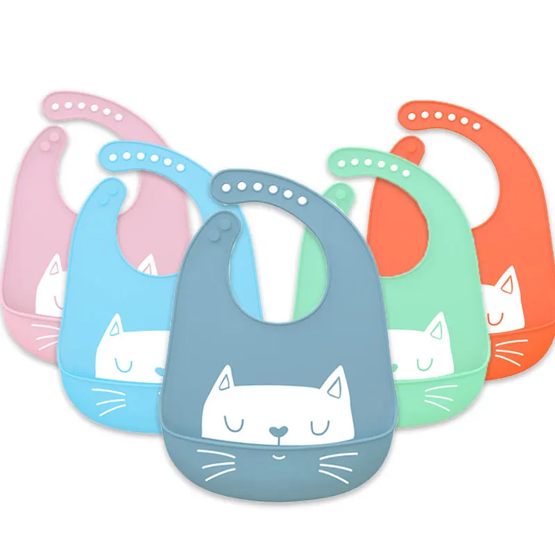 1 шт. силиконовые нагрудники фартуки для детей посуда кормления новорожденных