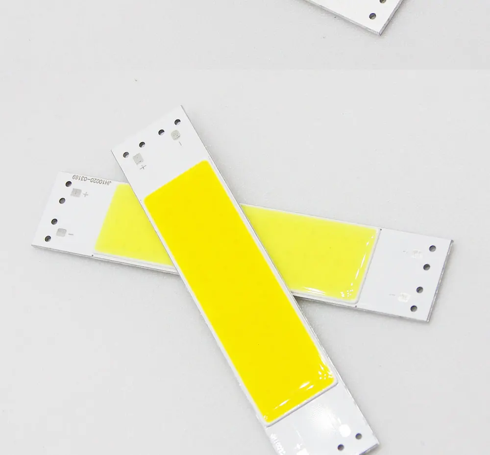 Description Picture 4 of item5PCS/Lot 100x20mm 5W 9V COB LED Bar Light Warm Cool White Color Chip for DIY Table Lamp Indoor 10CM Strip 500LM