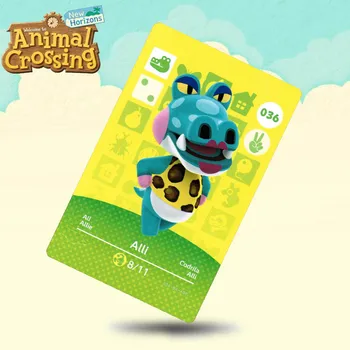 

036 Alli Animal Crossing Card Amiibo Cards Work for Switch NS 3DS Games