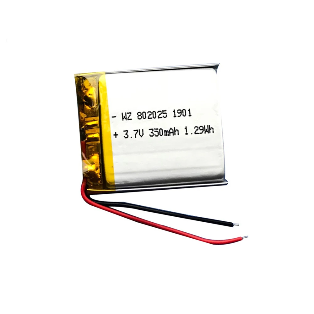 3,7 V батарея 802025/782025 батарея освещение часы браслет батарея