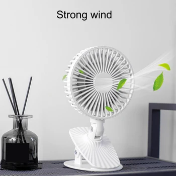 

Mini Portable Hanging Stand Adjustable Handheld USB Charging Fan Cooler for Baby Stroller Student Use New May7