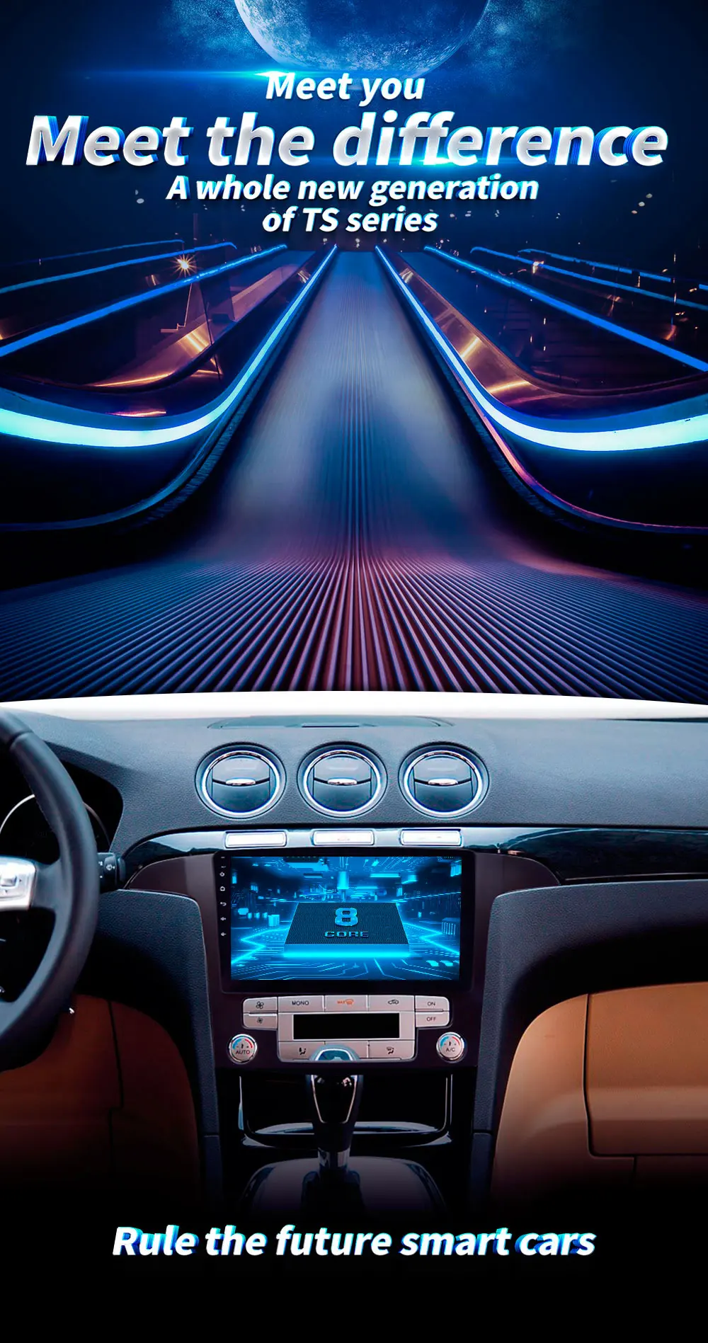 4G LTE 32G rom android 9,0 Автомобильный gps мультимедийный видео радио плеер dash для Ford galaxy Max C-Max автомобильный навигатор стерео