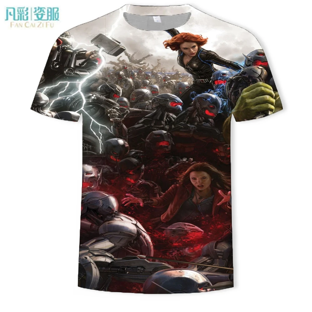 

Summer new 3 d printing round collar T-shirt man something strange men T-shirt short sleeve T-shirt fashion leisure brand