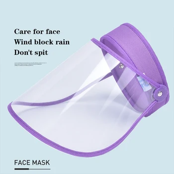 

Protective Veil Anti-Saliva Splash Face Mask Anti-Spitting Anti-Fog Anti-Oil Protective Face Shields Mask With Elastic Band