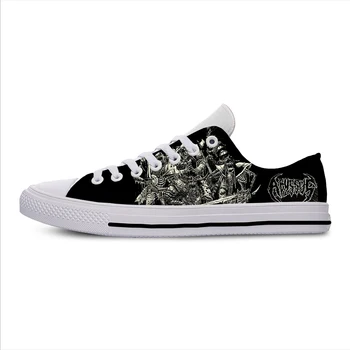 

Manilla Road Band Most Influential Metal Bands of All Time Men's Low-top Casual Shoes 3D Pattern Logo Men Shoes