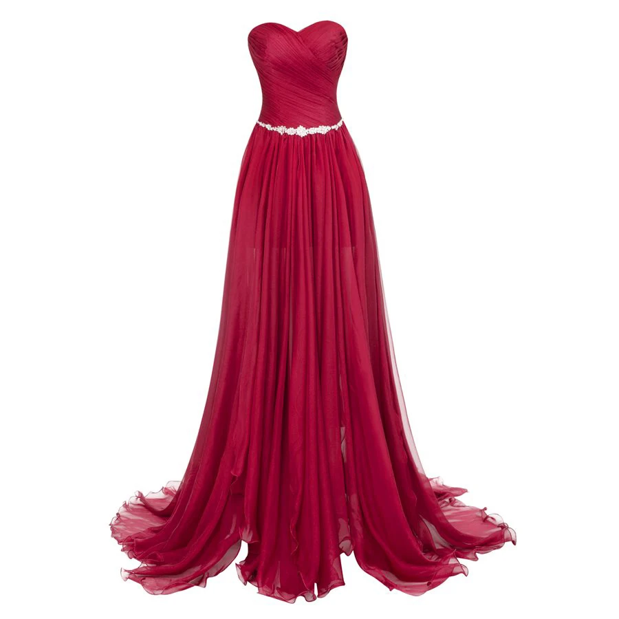 

Потрясающие бордовые вечерние платья с вышивкой сердечком вечерние платья без рукавов шифоновые вечерние платья-трапеции для женщин