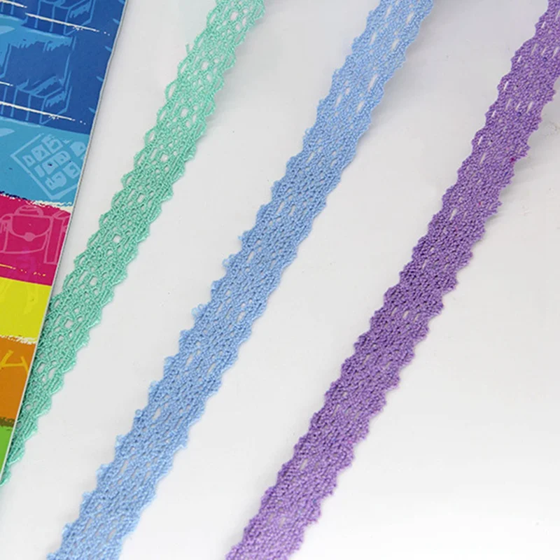 Хлопчатобумажная кружевная лента декоративные Стикеры для скрапбукинга галерея украшения наклейки для рукоделия лента клейкая кружевная лента тканевая лента