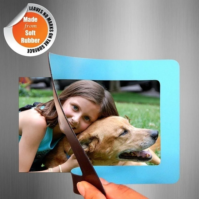 Photo Frame 5inch Colorful Magnetic Picture Frames Photo Magnets Photo Frame For Refrigerator Perfect For Family Photos And Memories