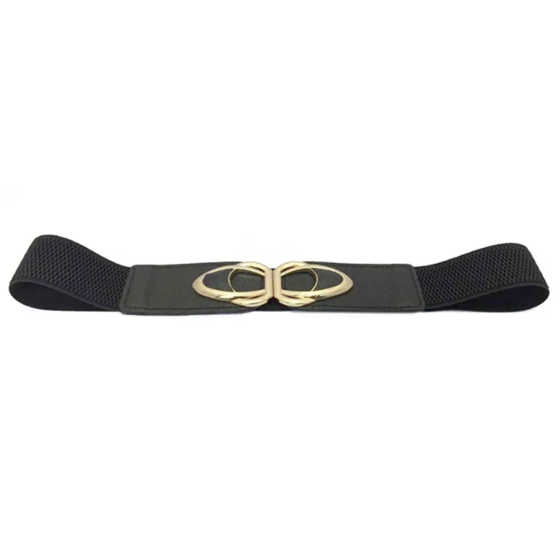 

1PC PU Leather Elastic Wide Belt Women Stretch Thick Waist Belt for Dress Plus Size