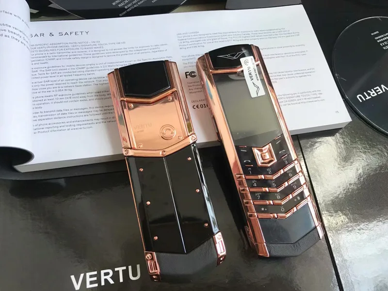 Стиль риттал Vertu мобильный телефон K8+ красивый внешний вид высшего класса роскошный моноблок маленький экран мужской мобильный телефон