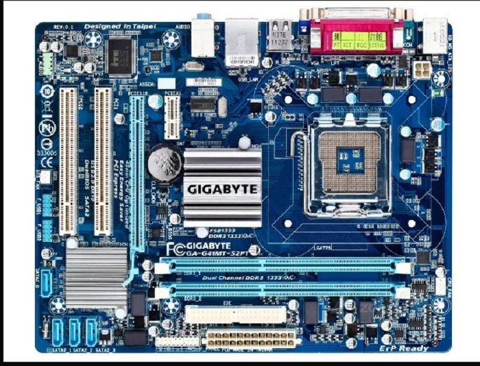

GIGABYTE GA-G41MT-S2PT Desktop Motherboard G41 Socket LGA 775 For Core 2 DDR3 8G Micro ATX Original Used G41MT-S2PT Mainboard