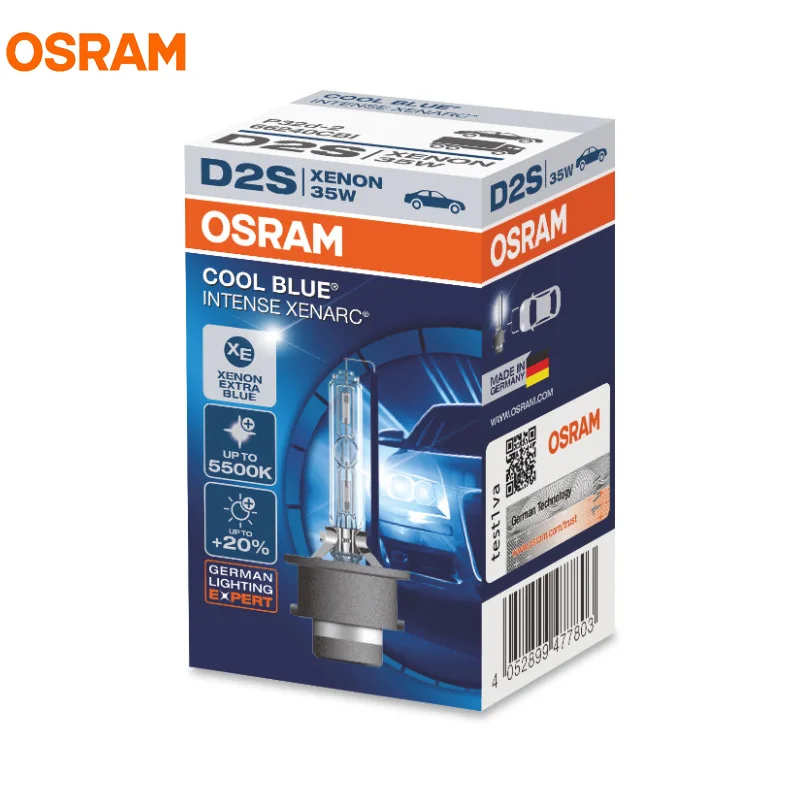 OSRAM D2S 35 Вт 66240CBI 5500K холодная синяя интенсивная ксеноновая лампа OEM дополнительный